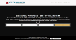 Desktop Screenshot of best-of-mannheim.de